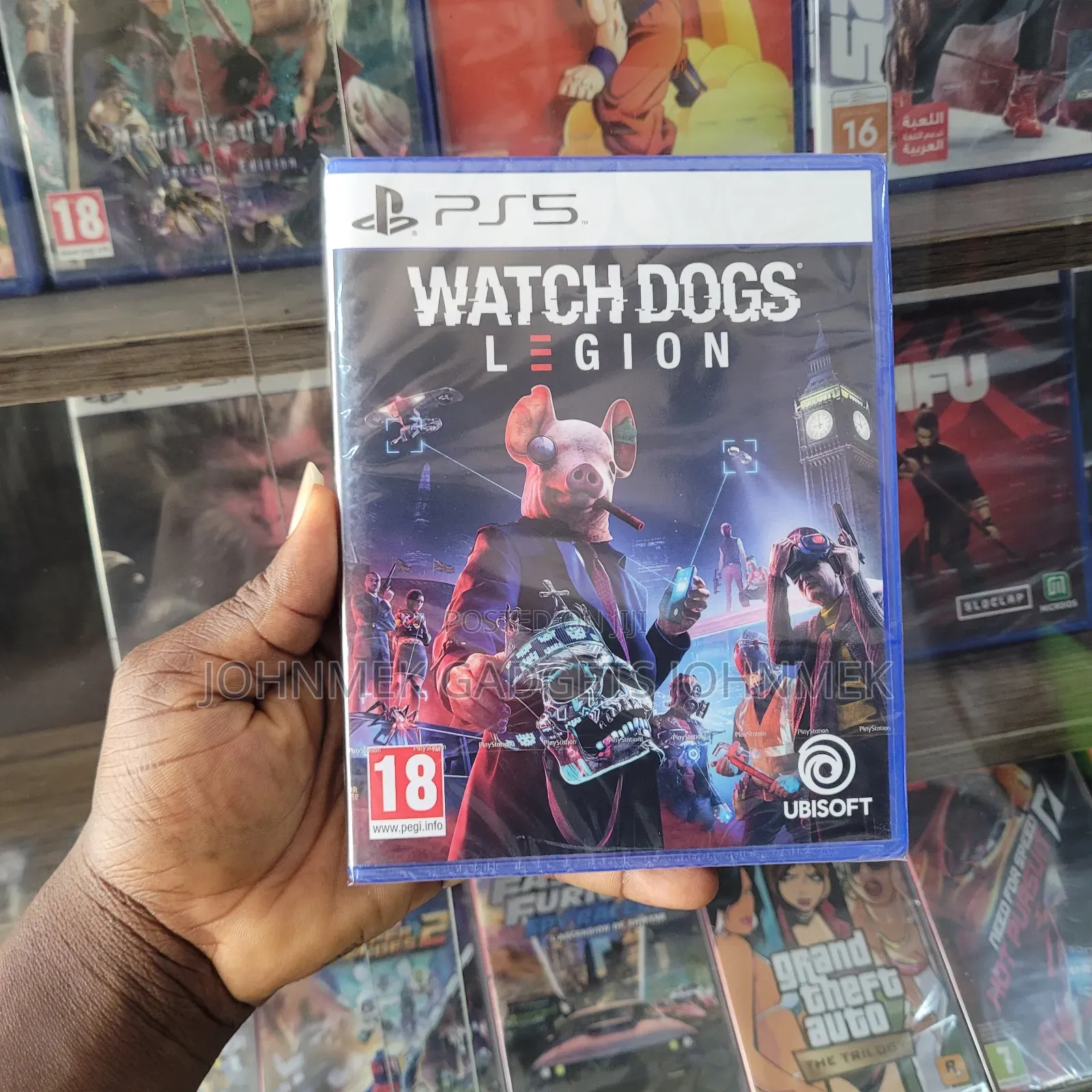 Watch Dogs Legion Ps5 Game Disc
