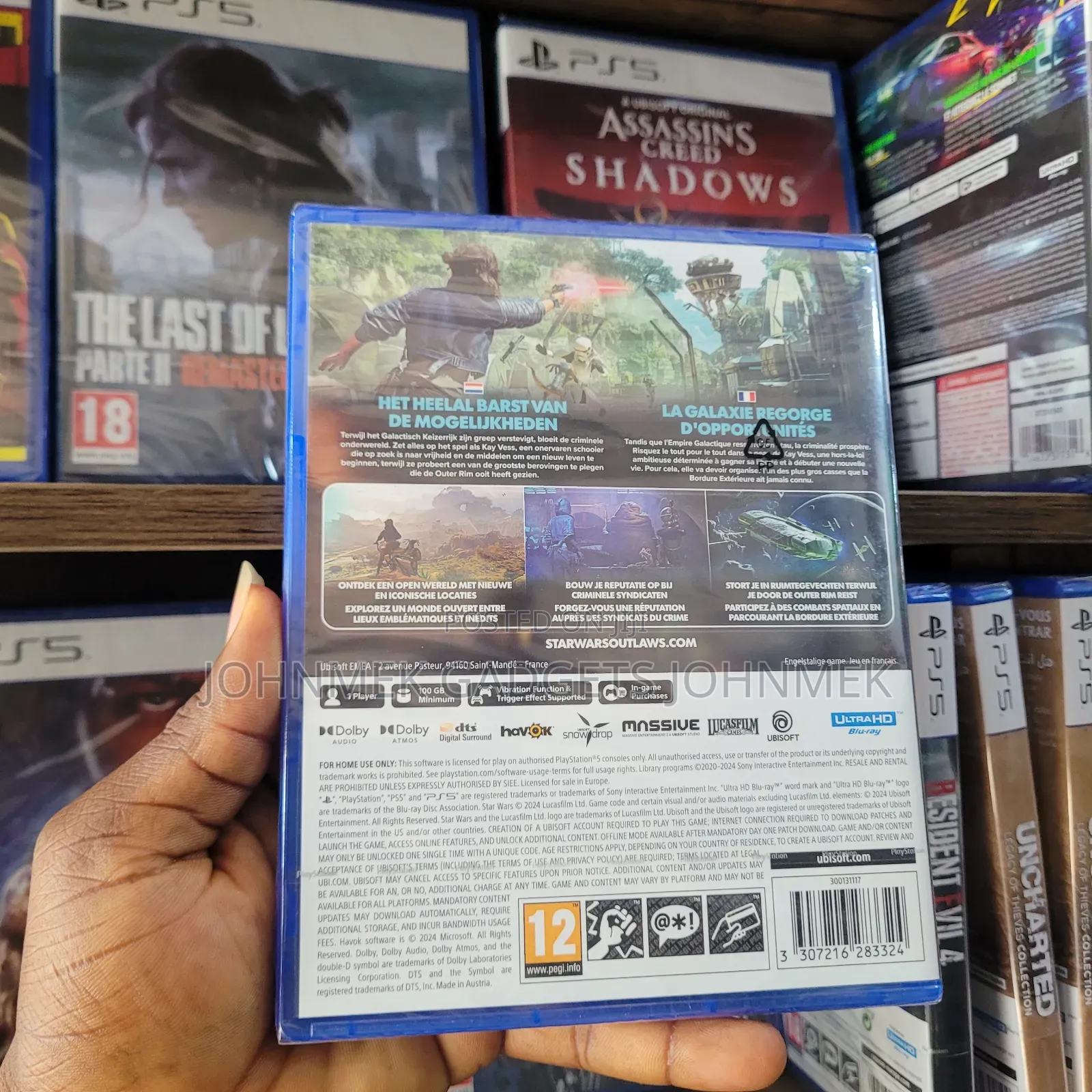 Star Wars Out Laws Ps5 Game Disc