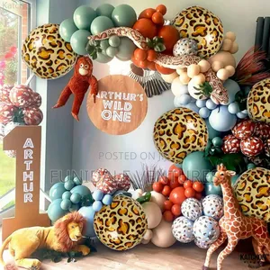 6pcs Pattern Orbz Balloon