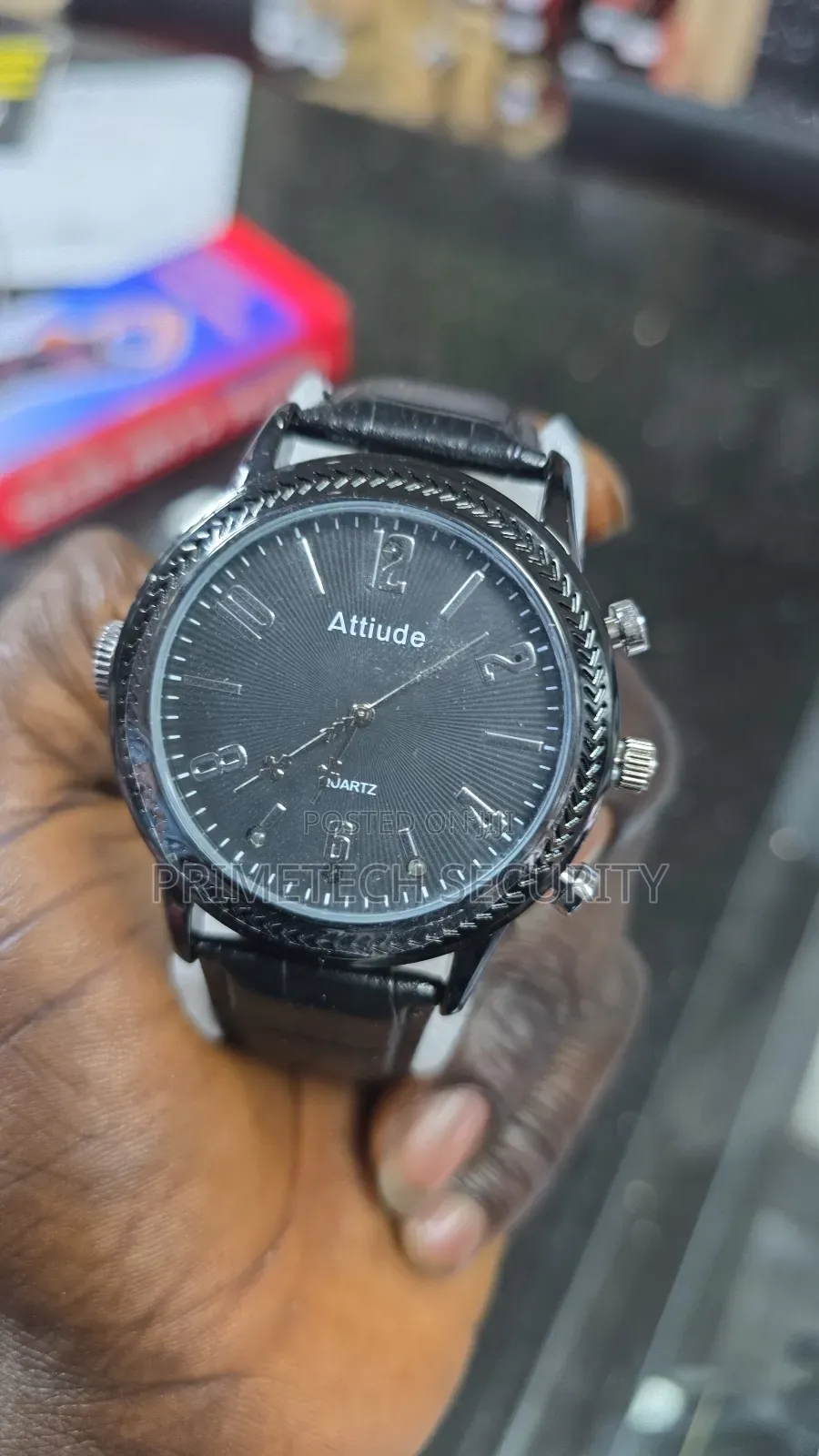 Security High Definition Spy Watch