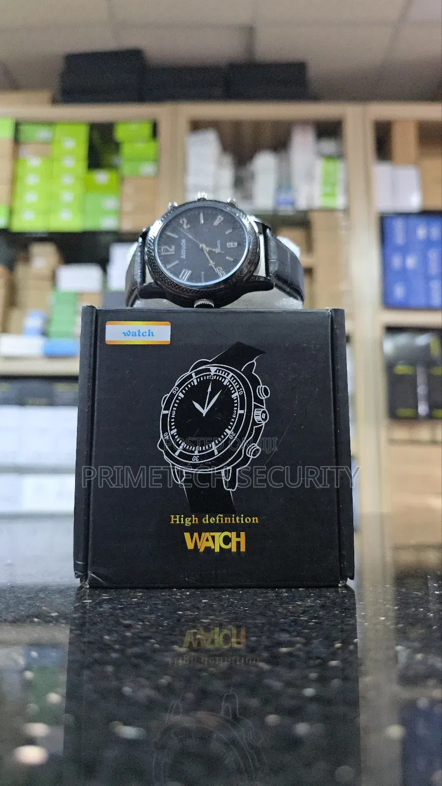 Security High Definition Spy Watch