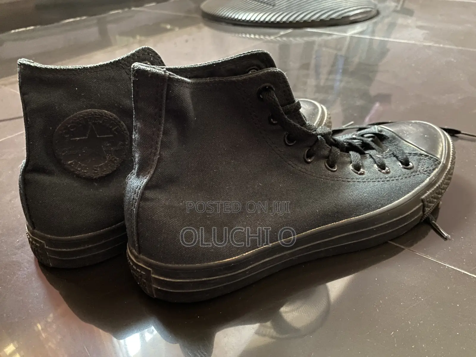 Black High Top All Star Converse