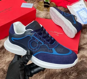 Original Luxury Men's Sneakers Ferragamo Well Branded Package