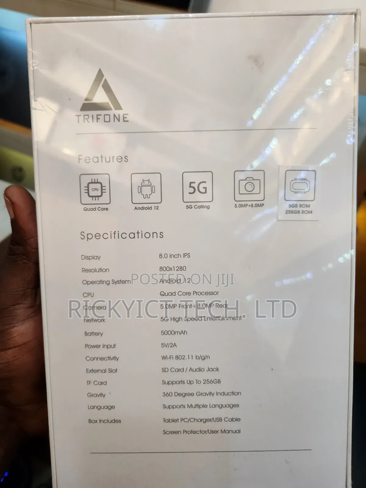 New Trifone X801 Pro 256 GB Black