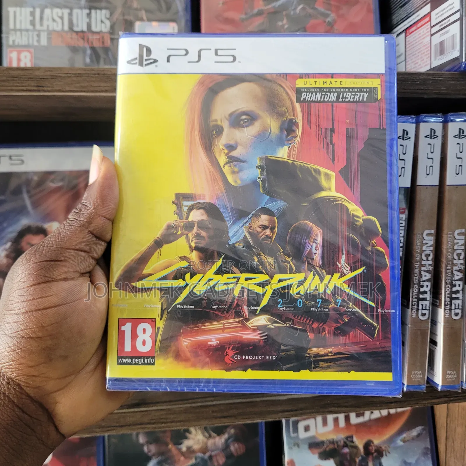 Cyber Punk Ps5 Game Disc