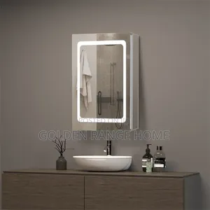 Modern Single Door Led Mirror Cabinet