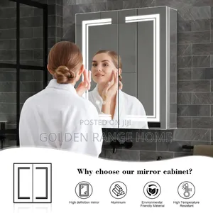 Modern Wall Mount Led Mirror Bathroom Cabinet