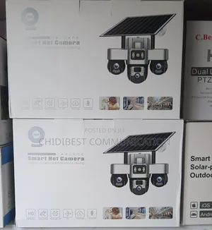 CCTV Solar Camera Three Lens Is Available