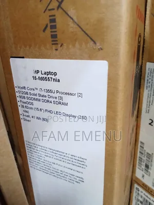 New Laptop HP 15S 8GB Intel Core I7 SSD 512GB