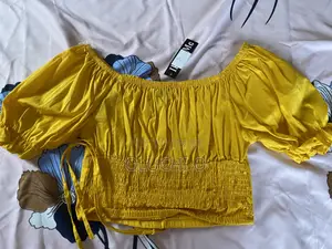Yellow Crop Top