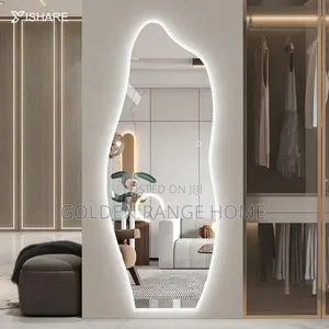 Modern Art Shaped Full Length Dressing Mirror