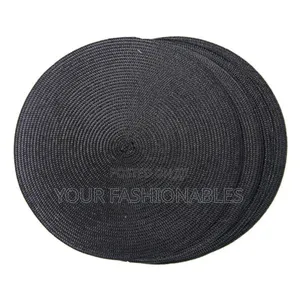 Dunelm Uk Black Woven Set of Tablemats