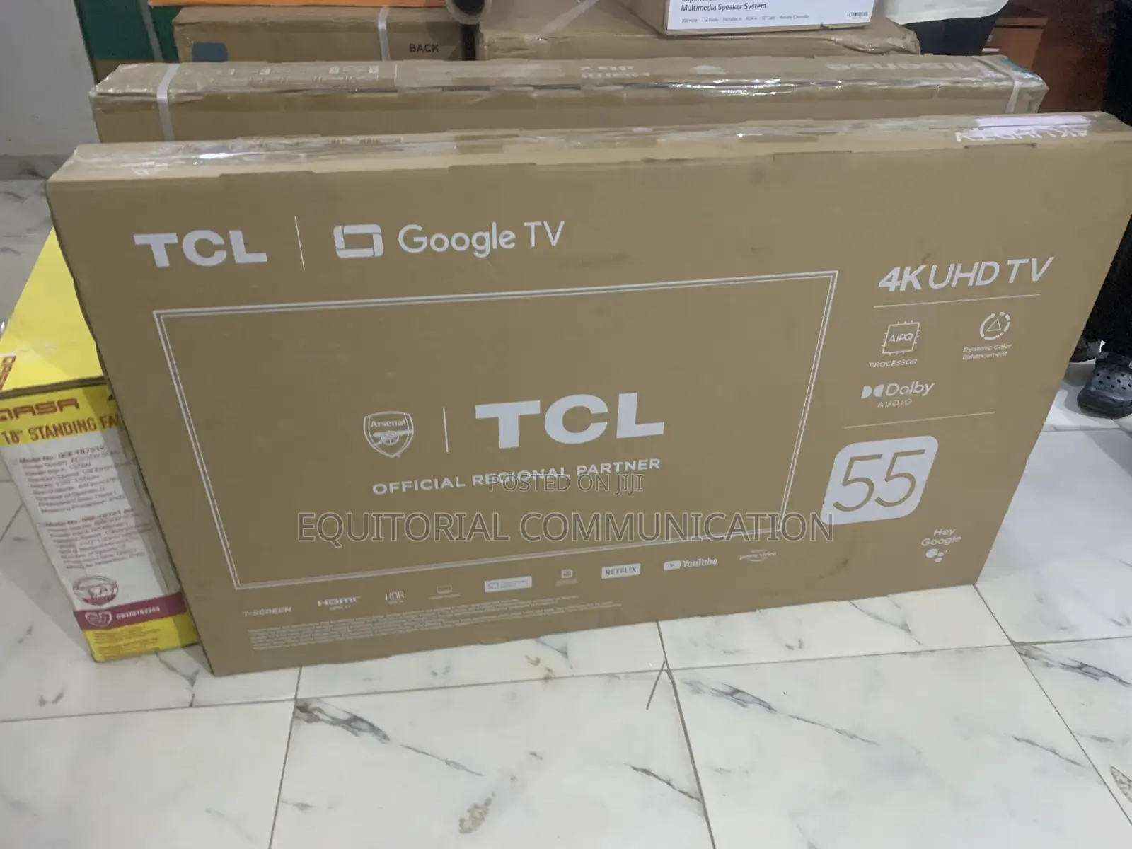 TCL 55” Frameless Smart Tv