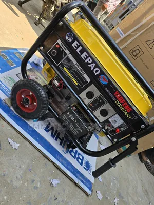 (☆¤4.5kva)Elepaq Petrol Generator Key Start 100% Copper Coil