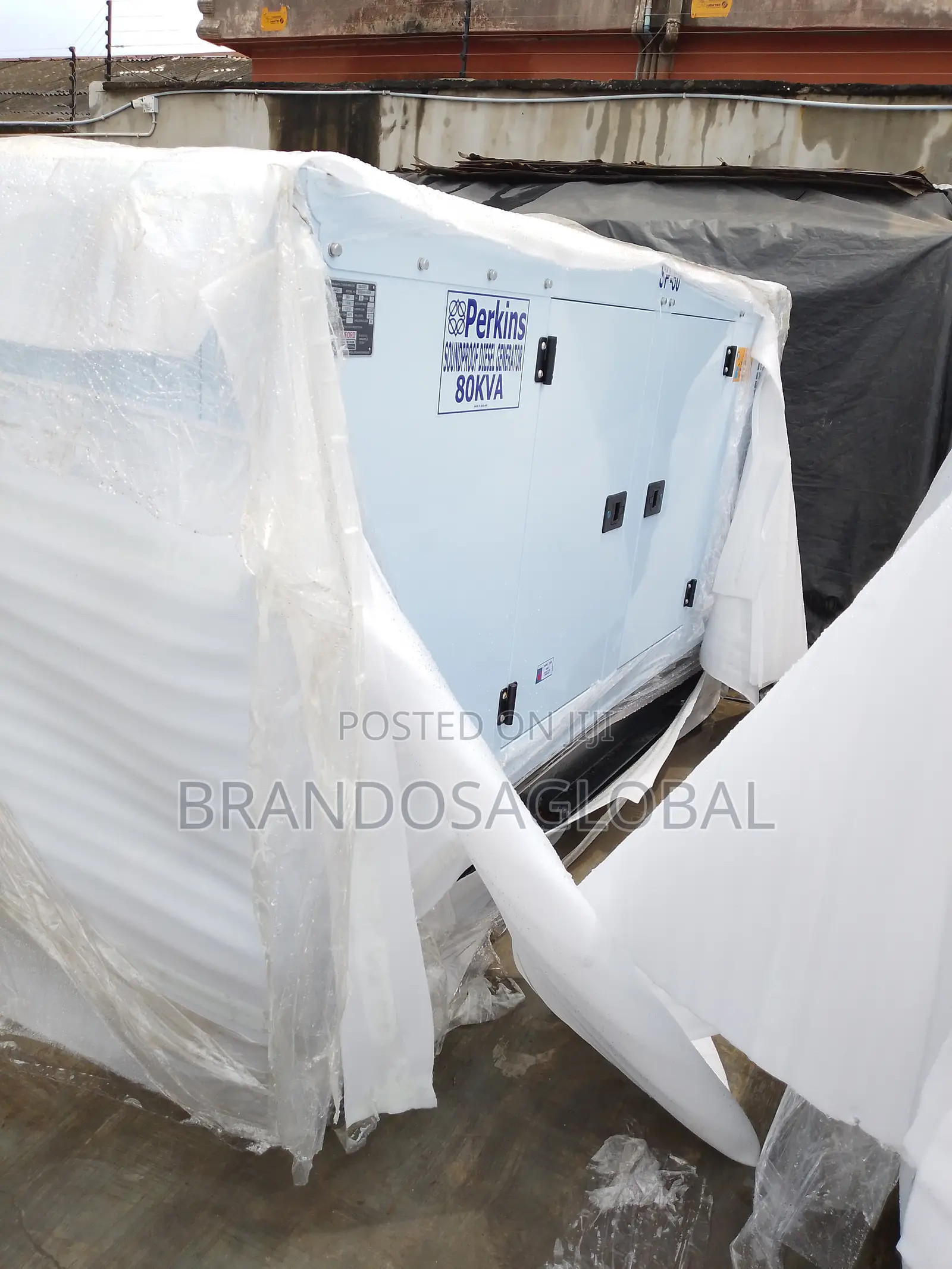 Perkins Generator 80kva – Soundproof Cabin Design
