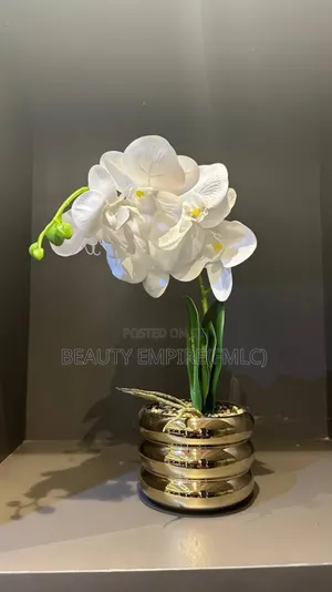 Golden Potted Artificial Plants