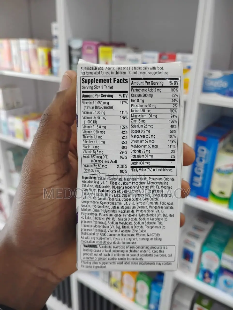 Centrum Silver Women’S Multivitamin – 50+ (100 Tablets)