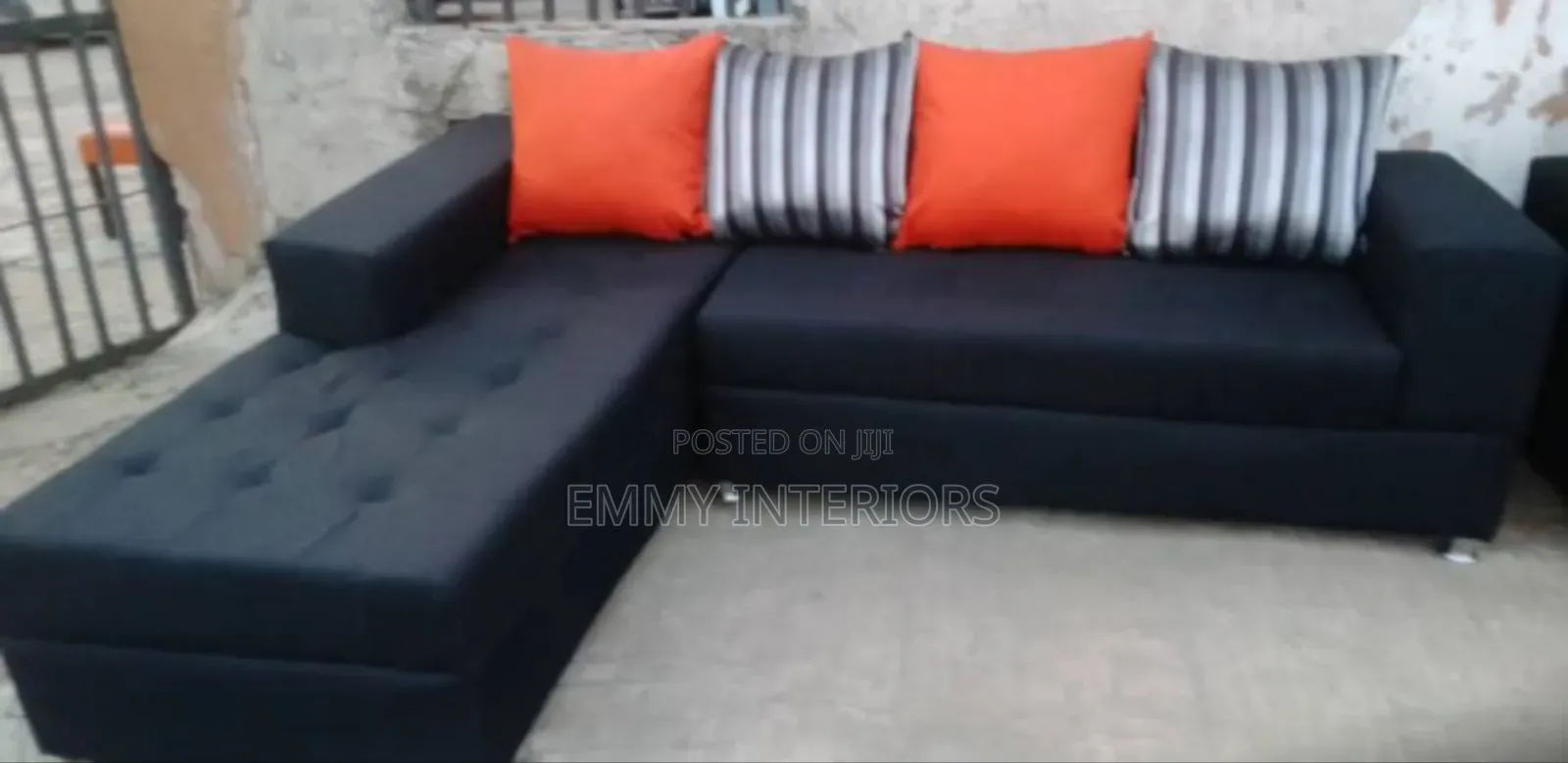 L Shaped Fabric Sofa It's Available Good Material