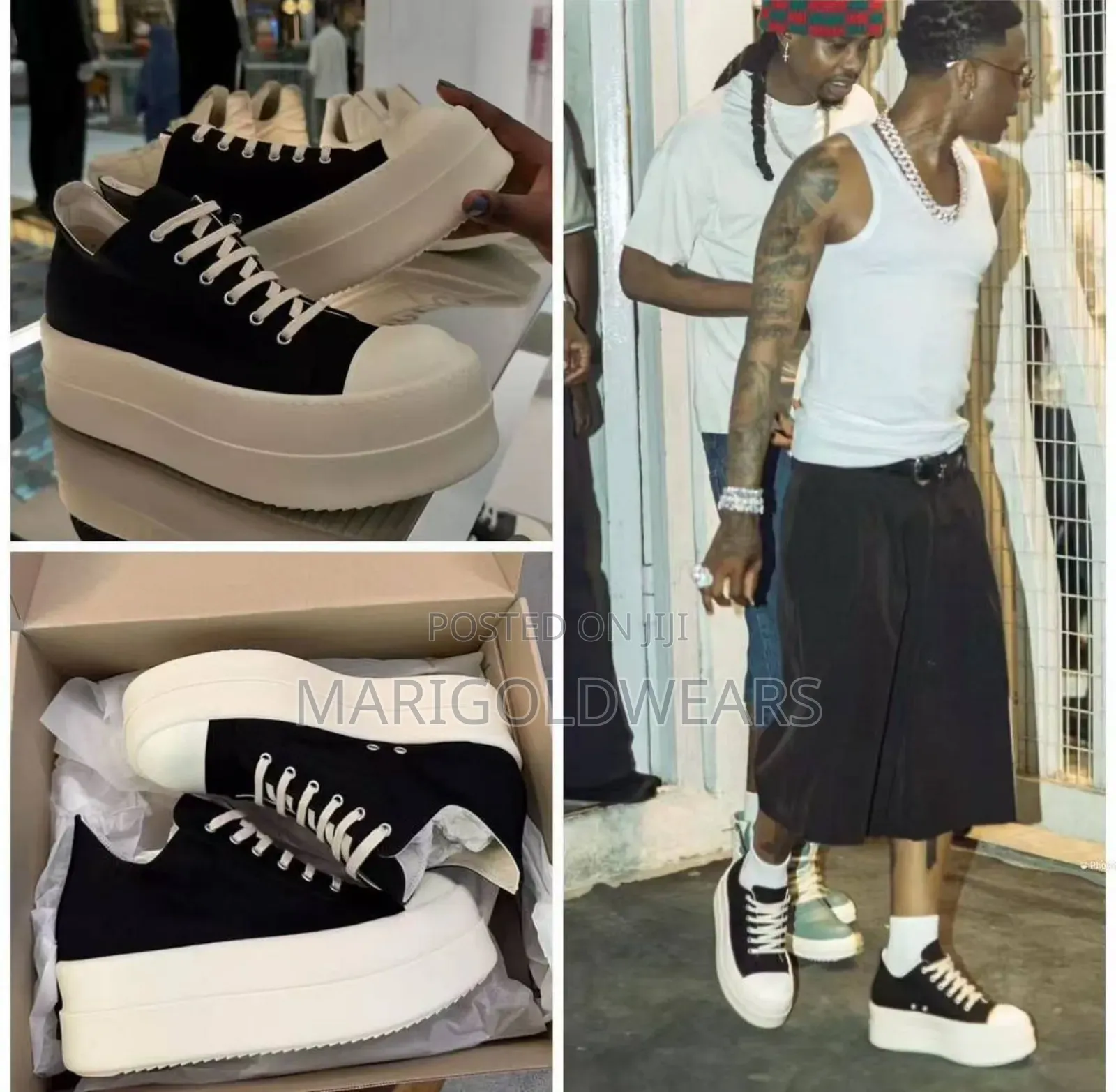 Quality Rick Owen Unisex Sneakers