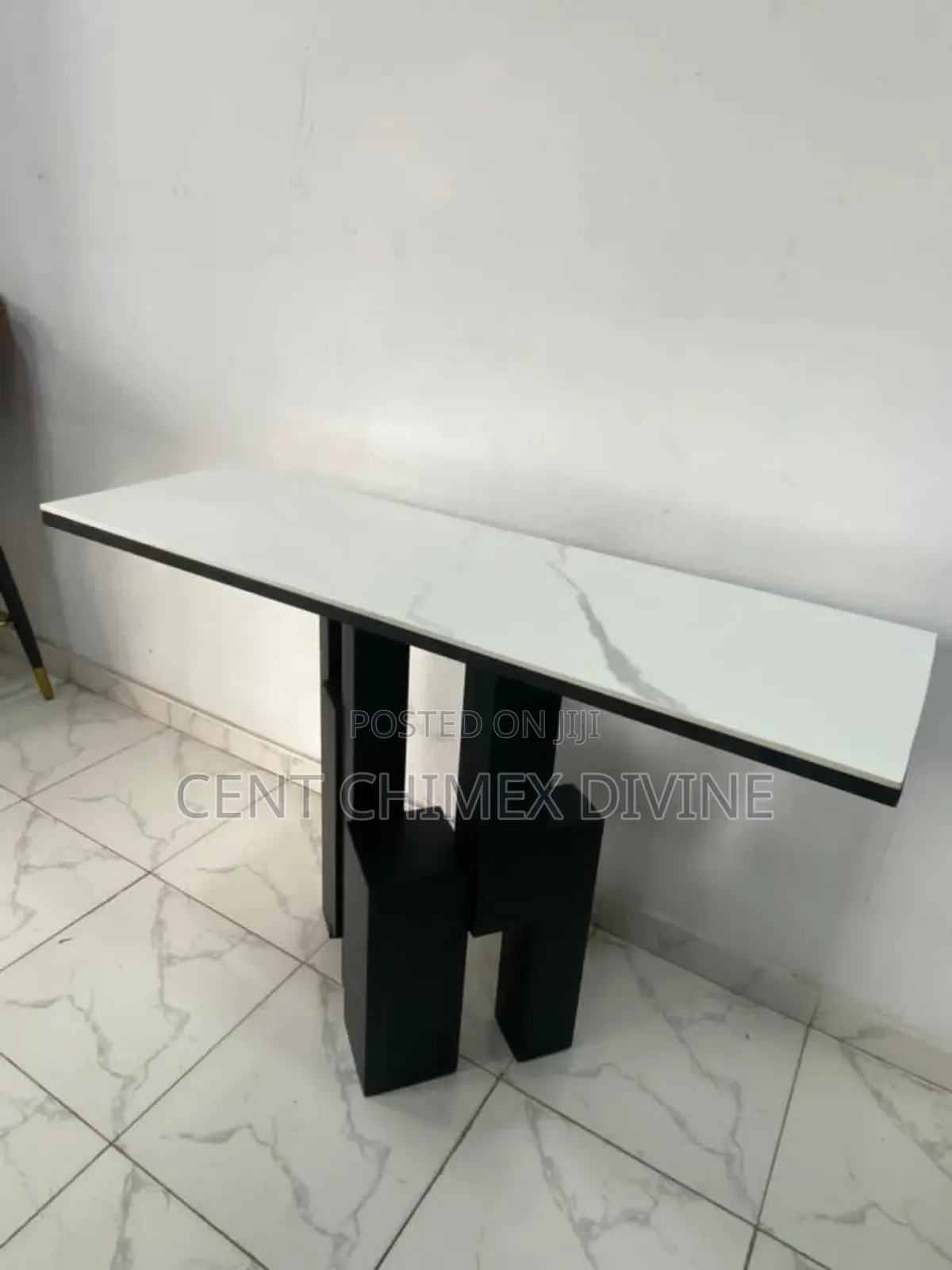 Modern Black Stand Console