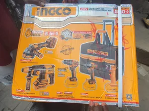 5pcs Industrial Cordless Combo Kit Ingco