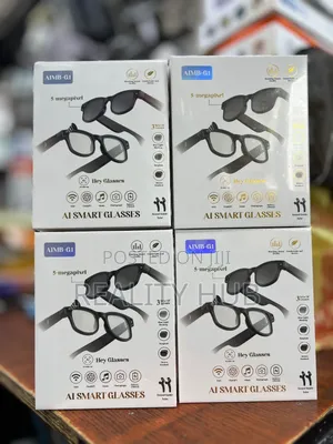 Ai Smart Glasses With Camera, Bluetooth Speaker