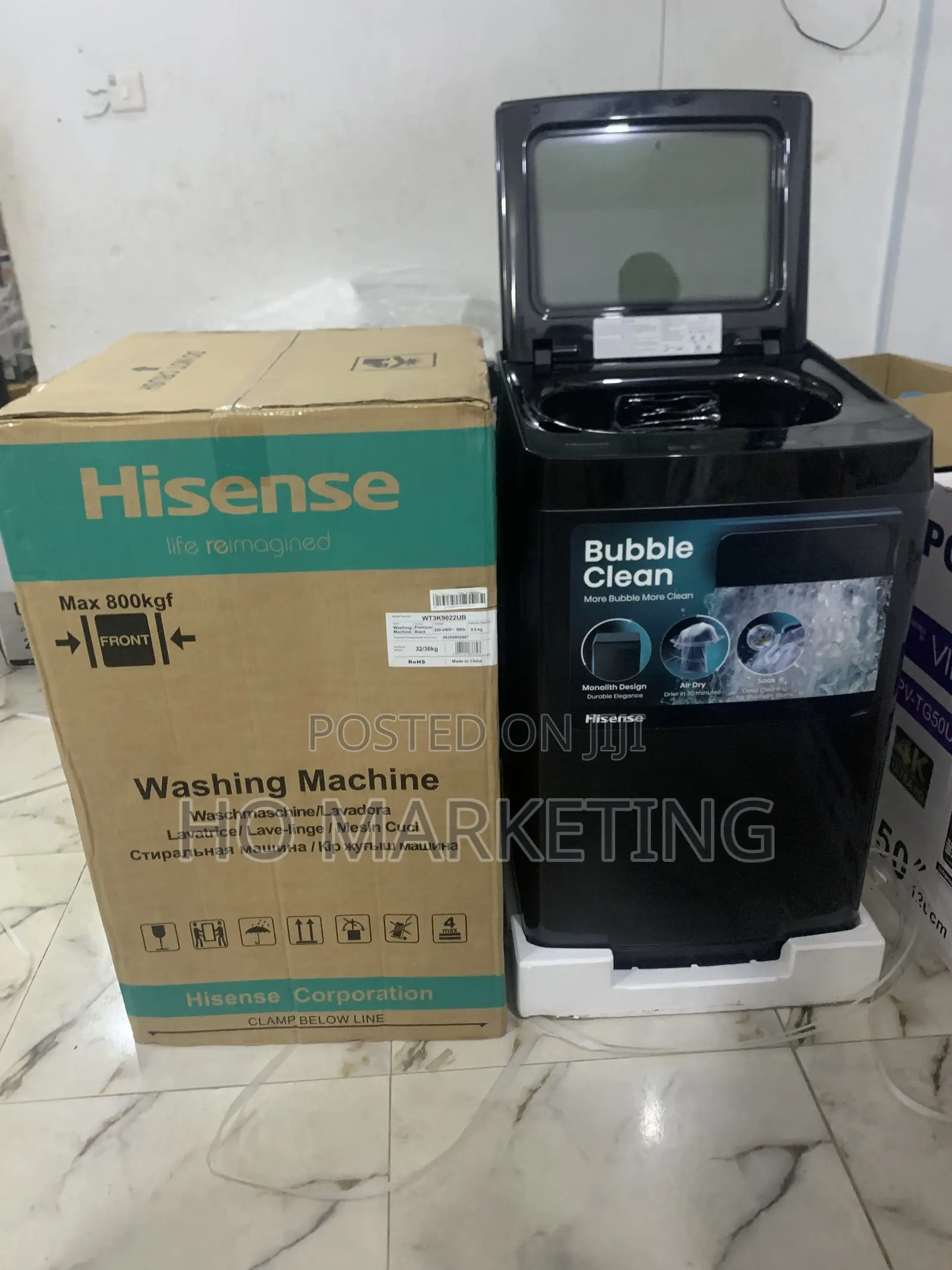 9kg Hisense Washing Machine – Child Lock Timer