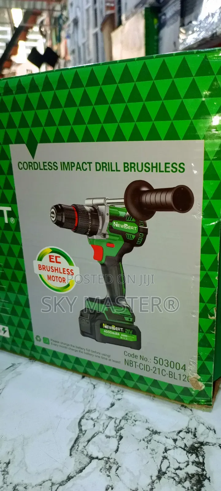 Heavy Duty Brushless Cordless Impact Drill