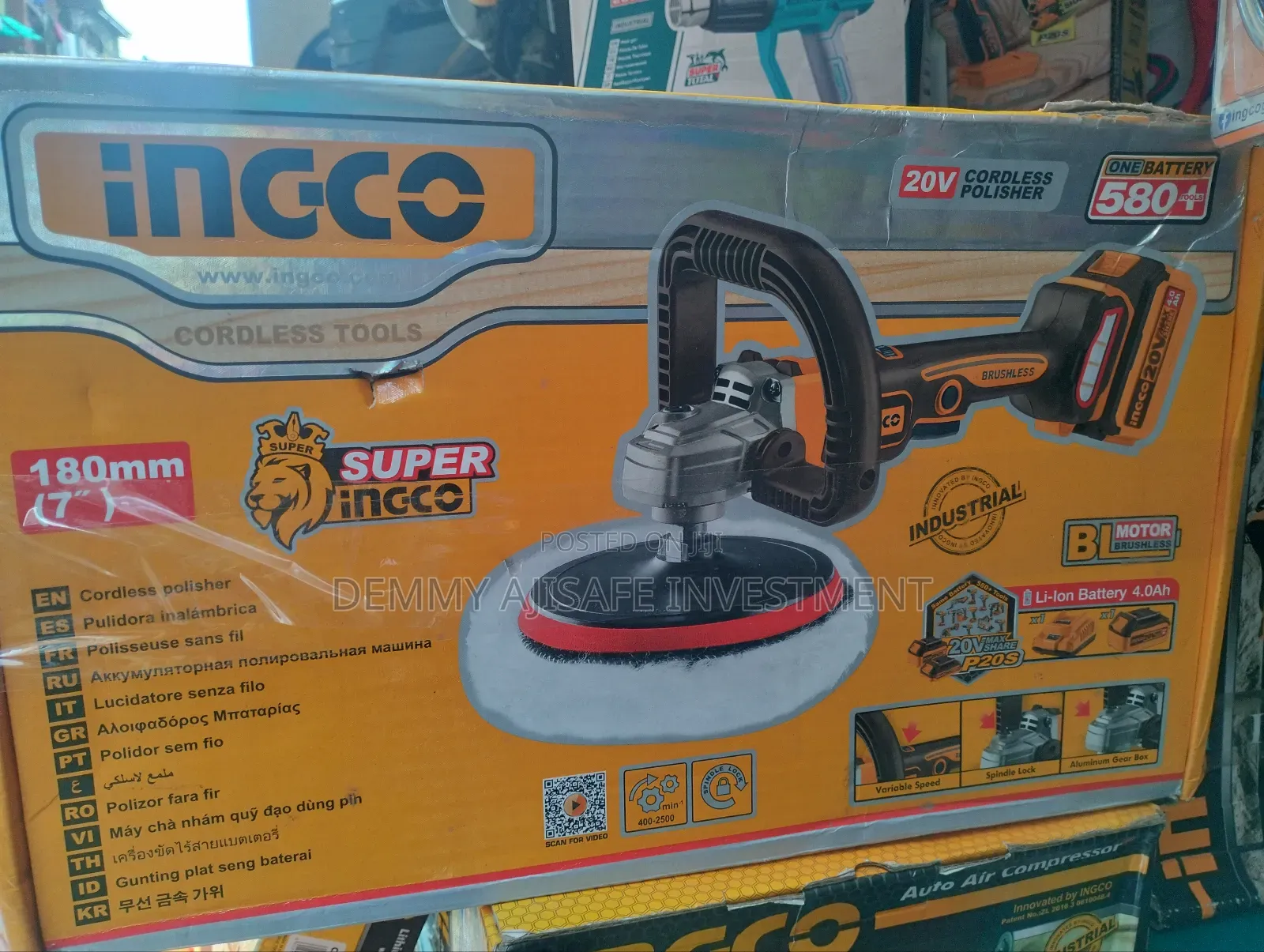 Ingco Cordless Angle Polisher