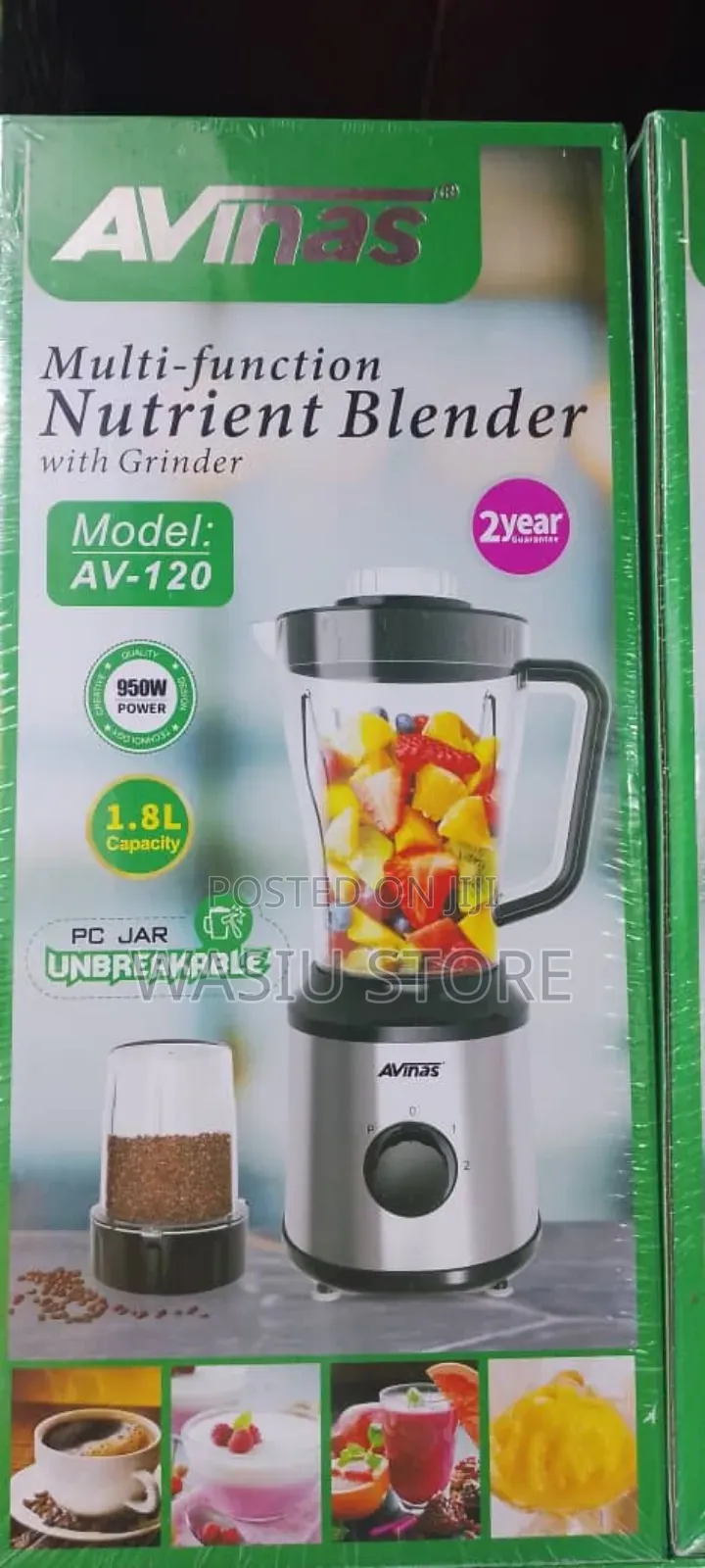 Avinas Av-120 Multi-Function Electric Mixer Blender (1.8l)