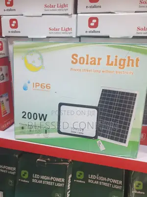 200watts All in One Solar Floodlight With Panel and Remote
