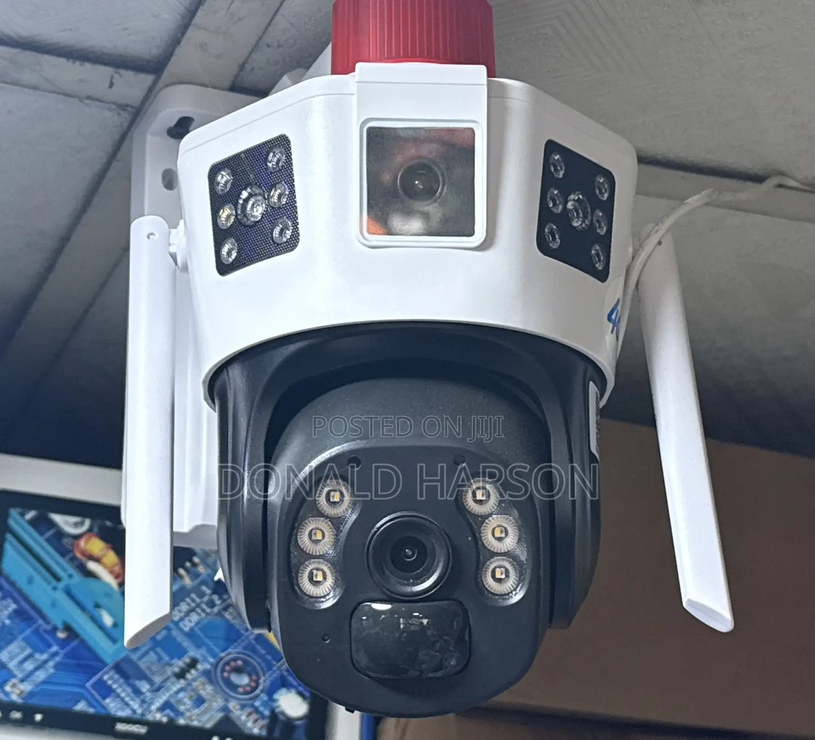 CCTV Solar Two /Three Screen Camera Outdoor Solar