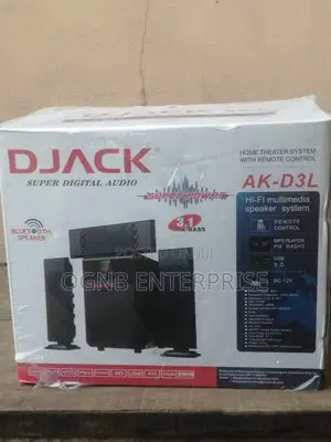 D-Jack Ak-D3l Home Theather System With Remote Control