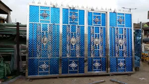Blue Pure Chaka Design Plate Gate