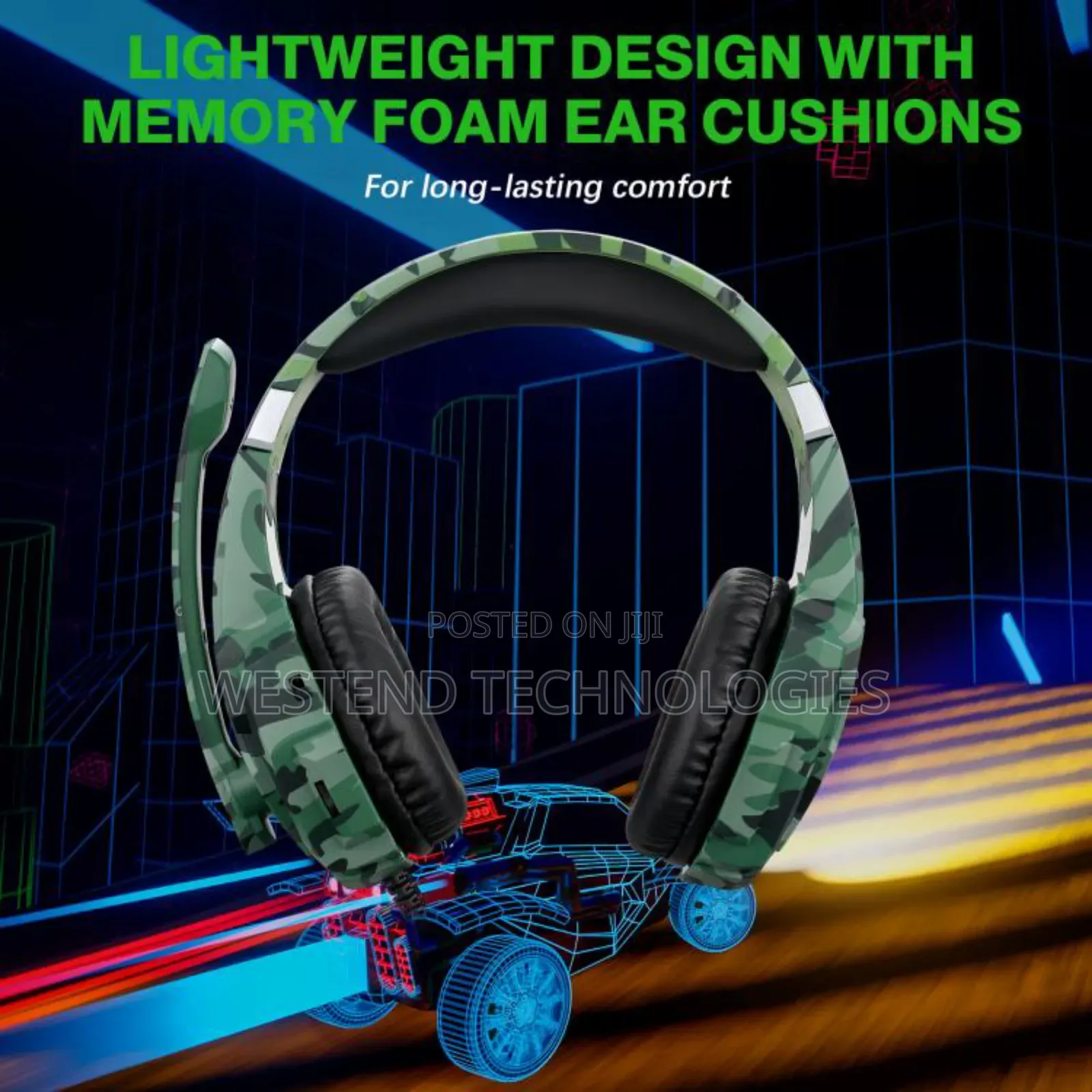 Kotion Each G9000 Pro Gaming Headset for Phones Pc Ps5 Ps4 Xbox Etc