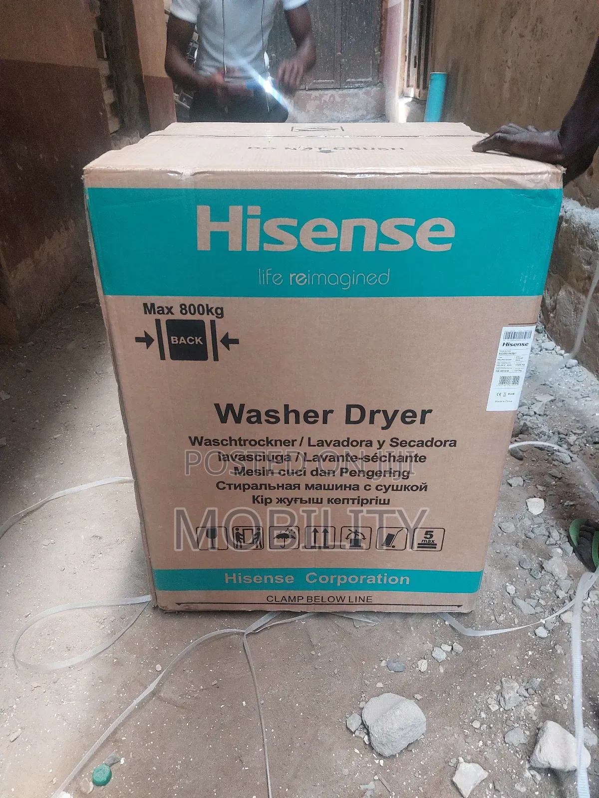 10.6/6kg Hisense Front Load Washing Automatic