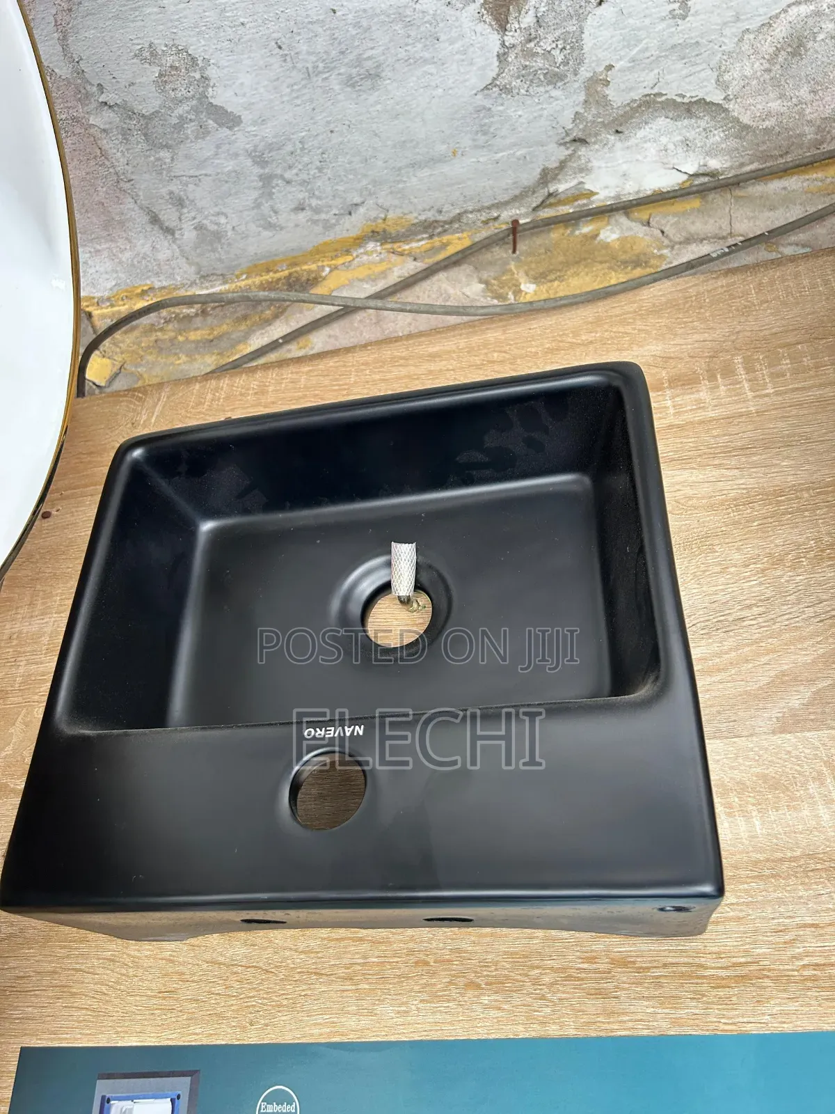 30cm Small Hanging Basin Black