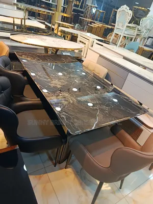 6 Seater Dinner Chairs and Table