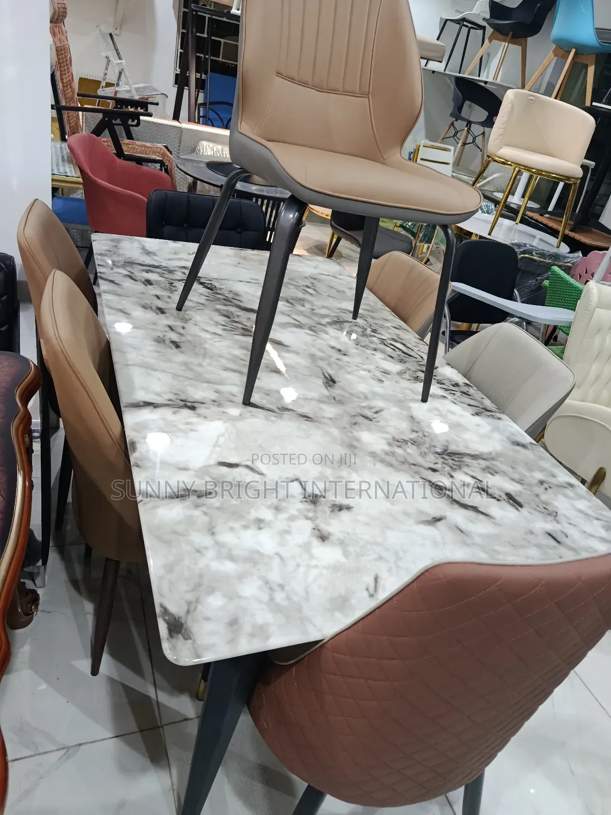 Original Foreign Dinner Table and Chairs