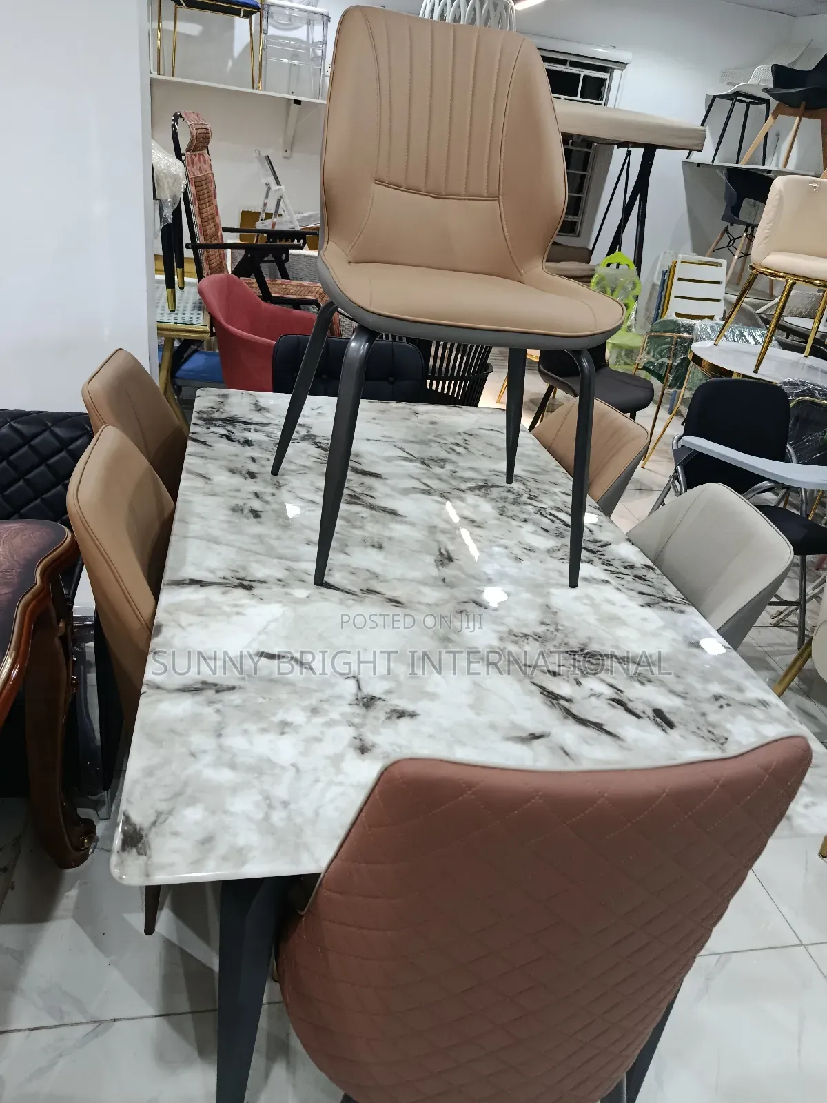 Original Foreign Dinner Table and Chairs