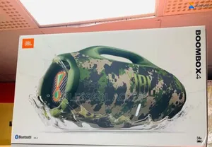 JBL Boombox 4 · Unbeatable JBL Pro Sound With Ai Sound Boost