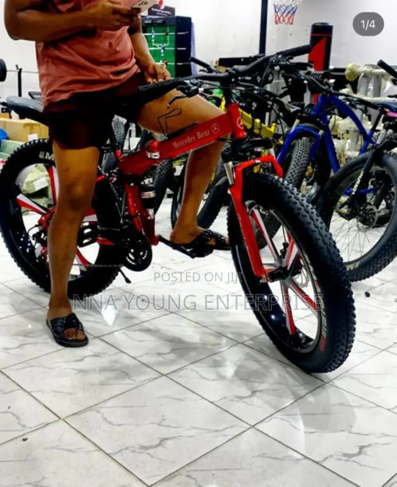 Foldable Electric Mercedes Benz Bicycle