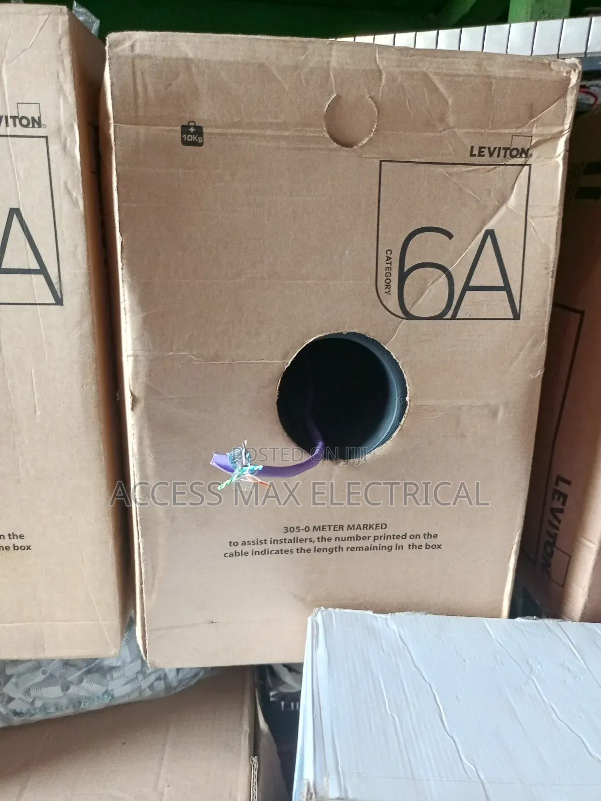 Category Cat6a Cable Pure Copper
