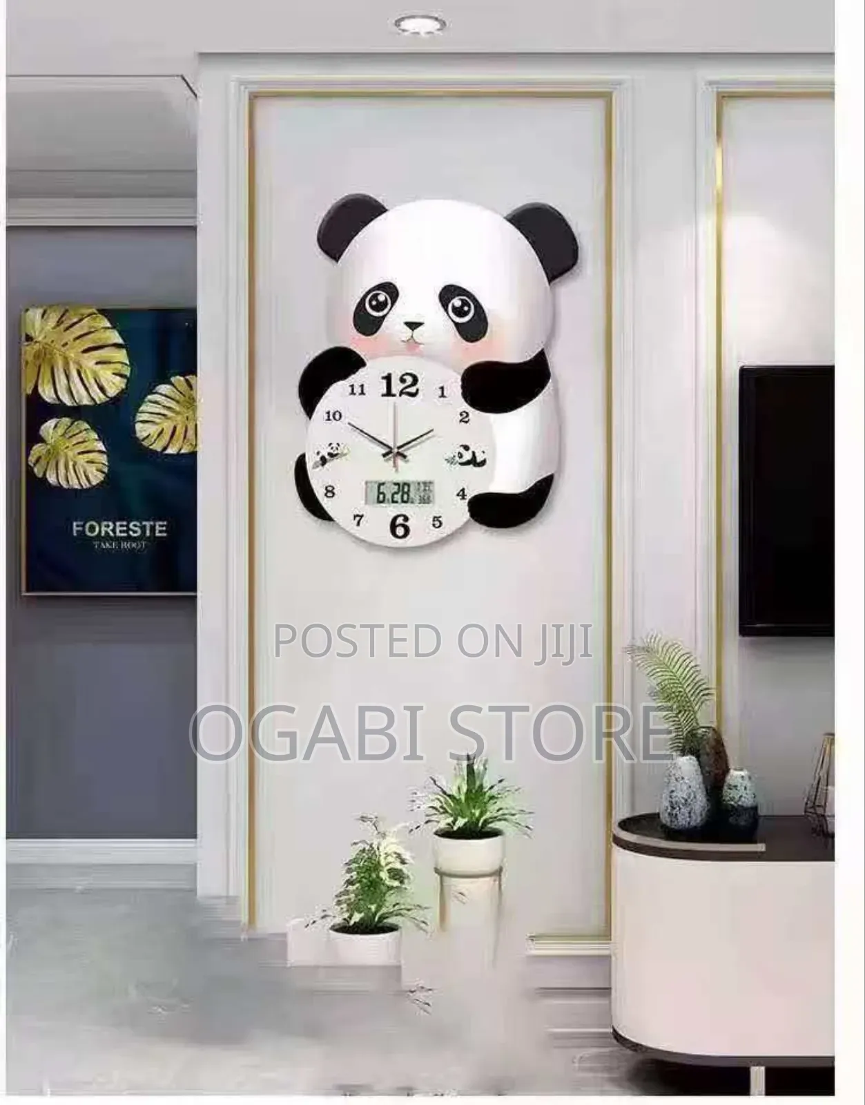 Panda Wall Clock