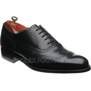 Black and Brown Brogues Shoe