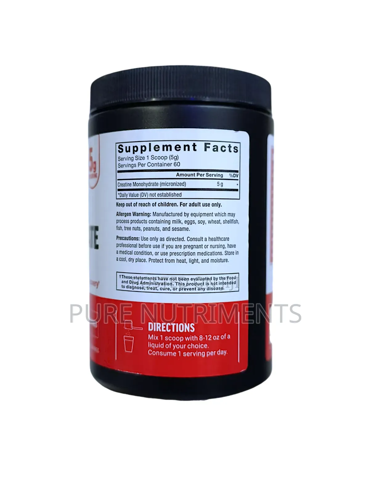 Force Factor Micronized Creatine Powder 60servings