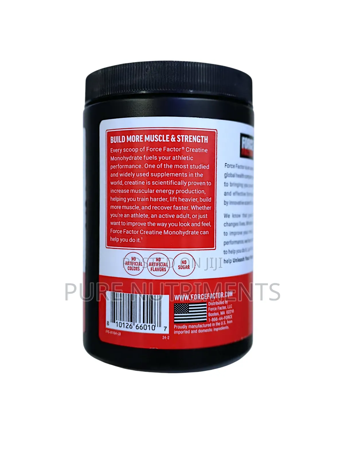 Force Factor Micronized Creatine Powder 60servings