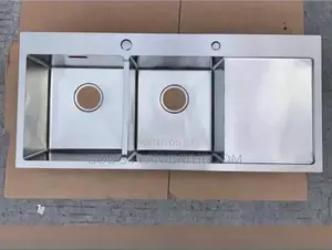 Double Bowl Single Tray Handmade Kitchen Sink