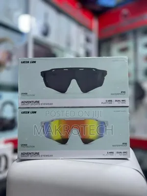 Green Lion Adventure Smart Sports Eyewear White –