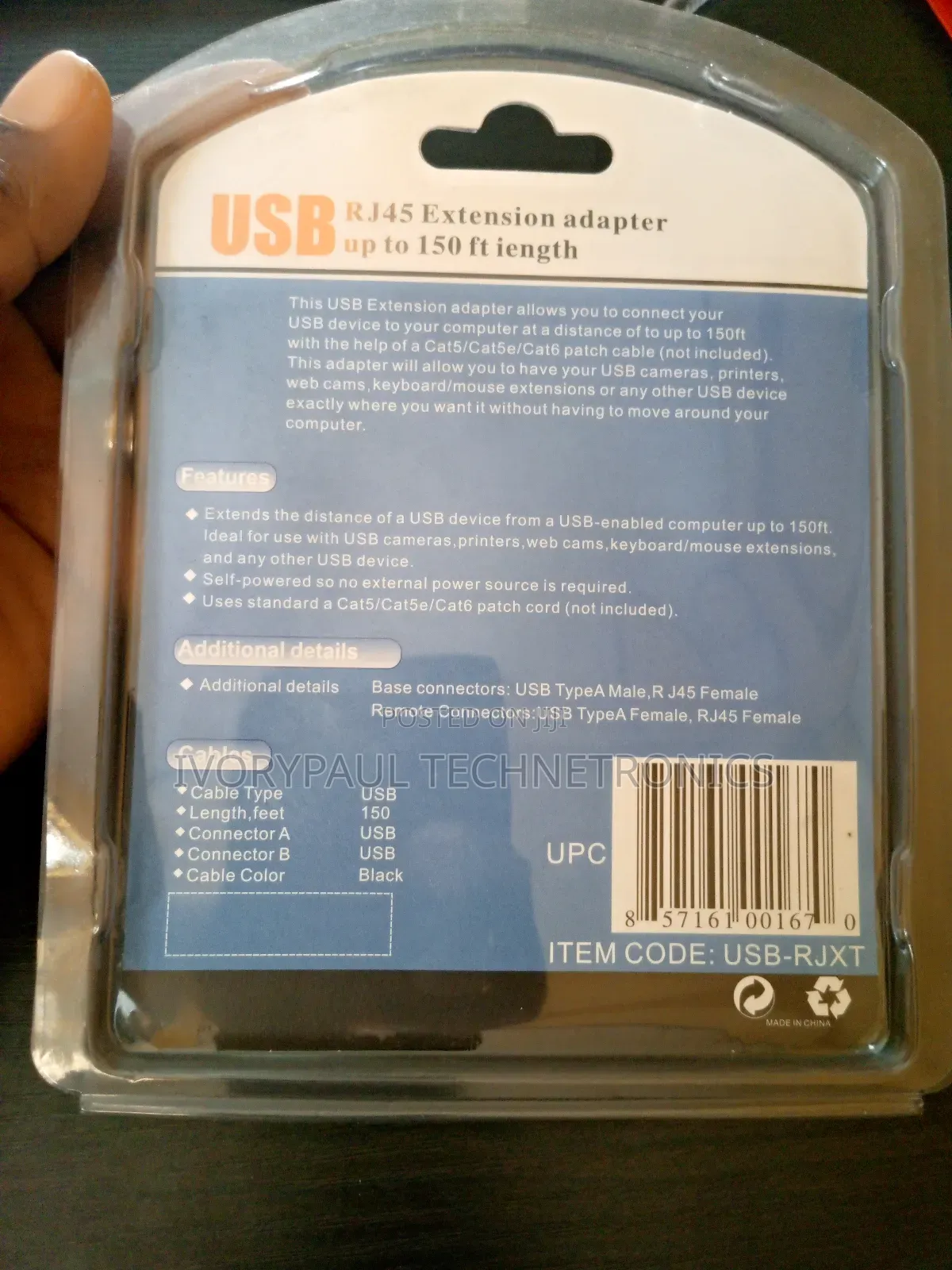 Usb Rj45 Extension Adapter